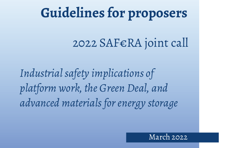 safera_org's tweet photo. The draft text of SAF€RA's upcoming 2022 joint call for proposals is now online. Topics are the sustainability imperative, advanced materials in energy conversion &amp; storage applications, safety in the platform economy.
https://t.co/YaIjpO5KCy https://t.co/scU1jXDTBi