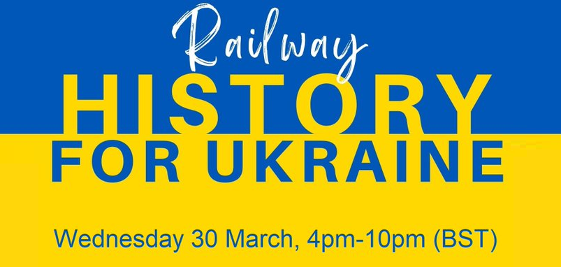 MrTimDunn's tweet photo. 🚂🚅THIS WEDNESDAY 4PM-10PM:
#RailwayHistoryForUkraine! 6 hours of railway history-related talks, streamed live. Hear some brill speakers (plus me, on Ladybird books' transport): full schedule below. Please retweet, and come join us too!
Info &amp; watch here:
https://t.co/IpCe5opfHU https://t.co/AZZJjKe1BC
