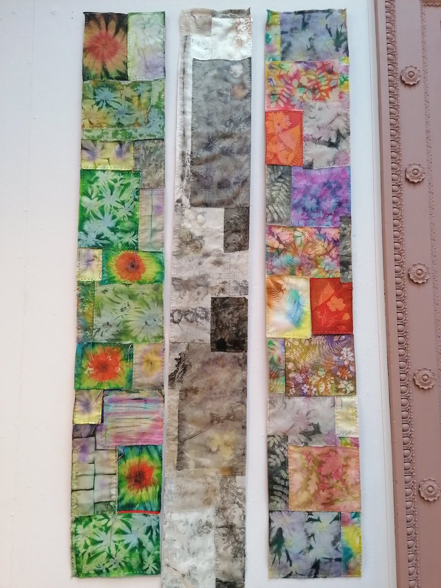 BankfieldMuseum's tweet photo. Straight from one exhibition install into the next! Stitch Meets Print opens this Friday in Bankfield's Main Gallery. 
#exhibition #install #stitch #print #bankfield #gallery #textileart https://t.co/VqSw8wQ6Kb