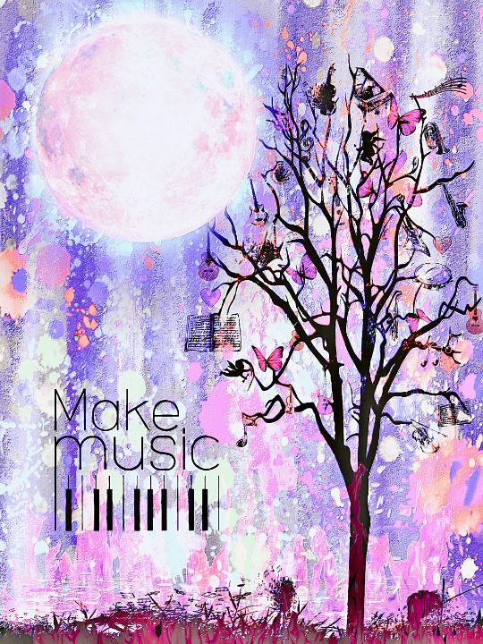 ArtisticLaurie's tweet photo. Featured Art of the Day: "Make Music". Buy it at: https://t.co/HTzOFtuVx6 https://t.co/H1g74hdqKx