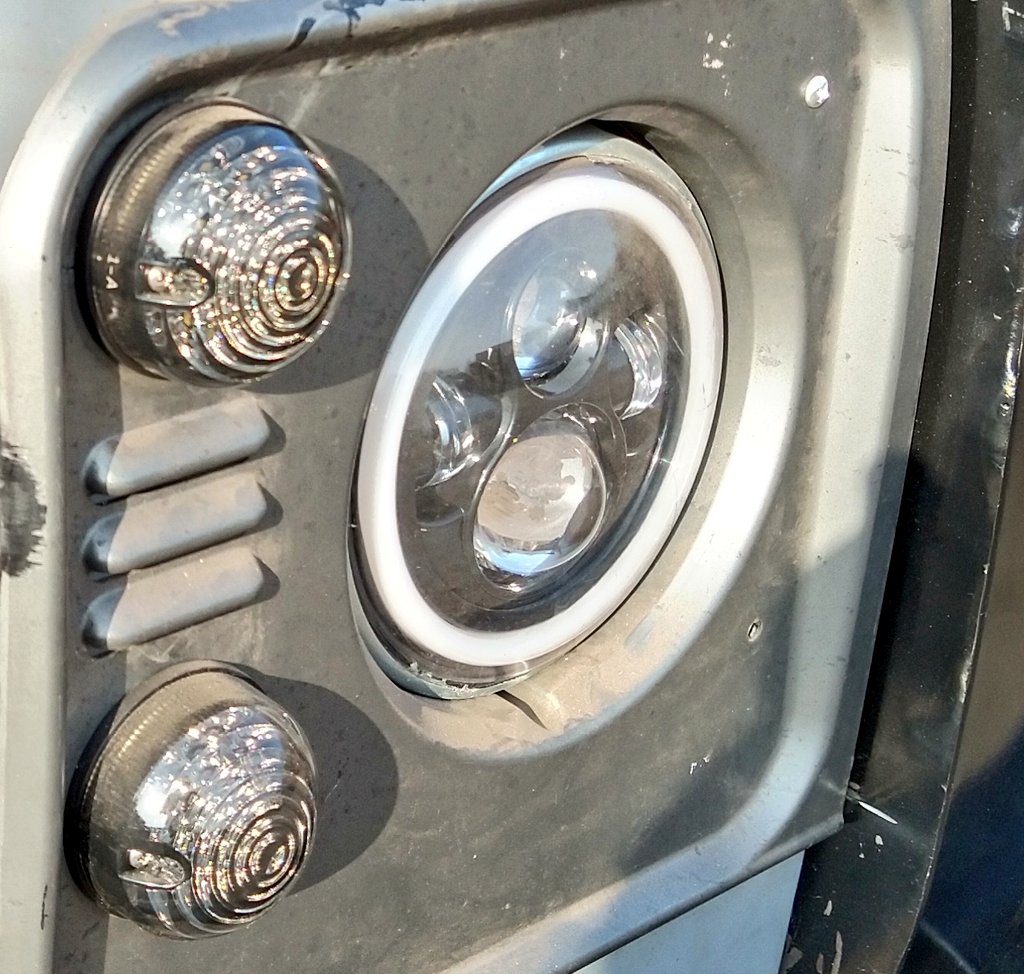 RalphHosier's tweet image. Be careful converting headlights to LED. A complete LED lamp unit that has a legitimate CE mark is fine and passes MOT regs. 
But an LED bulb in a lamp unit designed for halogen is not legal and fails MOT due to the reflector not matching the broad LED elements.