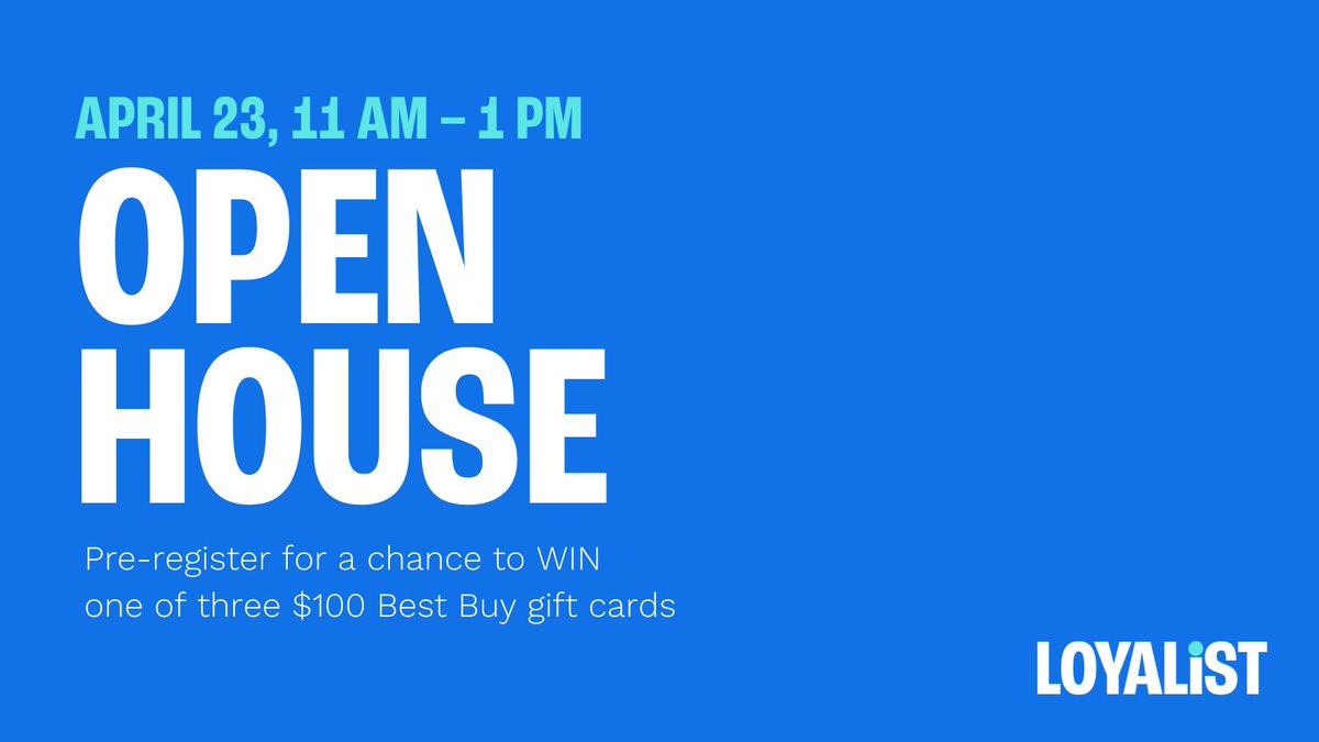 LoyalistCollege's tweet photo. Mark your calendar 📆: Loyalist’s Open House is on Sat., April 23 from 11 am – 1 pm. Explore our programs, tour campus, learn about our student services, and much more! Pre-register today: https://t.co/vODL29TGwy #DestinationLoyalist https://t.co/ZpMdIcMYV2