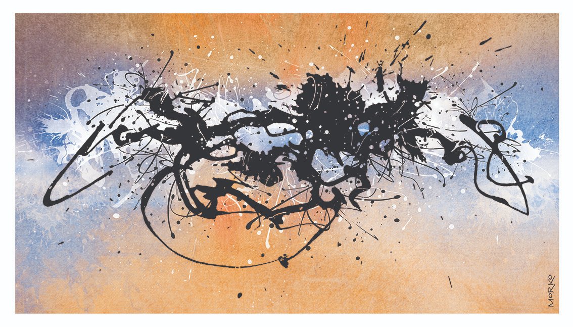 Morkodesign's tweet photo. Abstract Digital Painting 🌀
From calligraphy to painting.🔆From formal to digital. 🔆I like the marriage of these 2 types of creativity to achieve an abstract work. Make way for the imagination. Hope you enjoy!🧡 https://t.co/WEYFbvQvcw