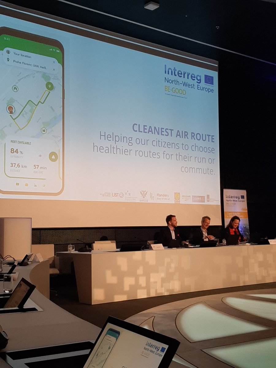 VMMeu's tweet photo. Proud to see the accomplishments of IRCEL and VMM during the end event of the @begood_project!
Also, big thanks to @geosparc, @umotional and @DOVdovVO
for the amazing cooperation! 
 @INTERREG_NWE @st_vii @SMOG_BE https://t.co/msre0oZdSE