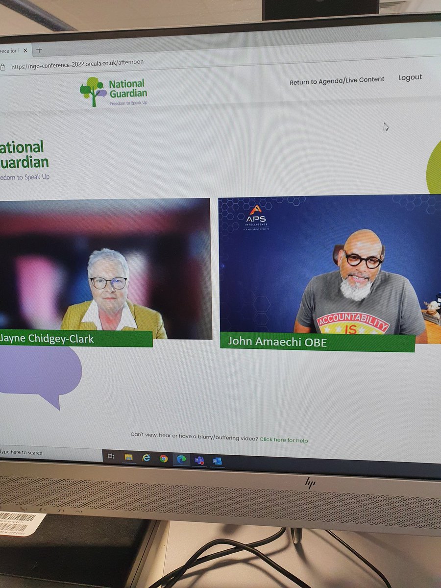 Thank you <a href="/JohnAmaechi/">John Amaechi OBE</a> for such an inspirational discussion at #FTSUconference 
 Speaking up isn't "telling on people" it's about protecting safety &amp; experiences of patients and staff.