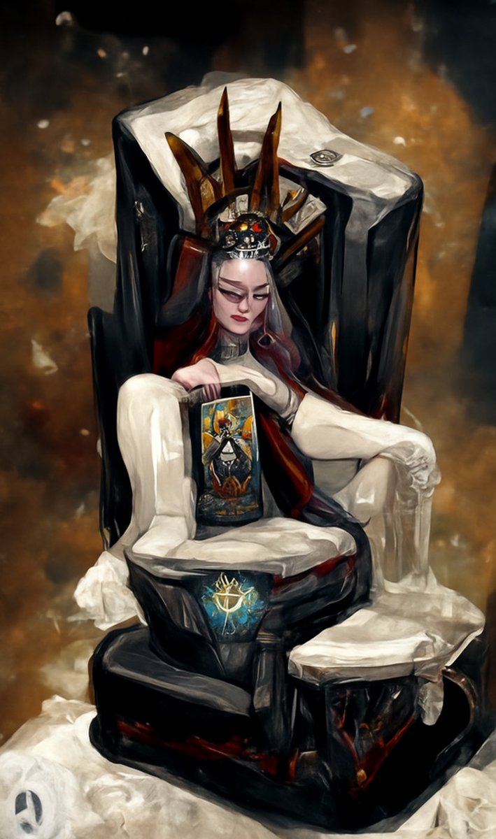 The Empress - Tarot card 

Generated this card illustration using AI
#AI #Discodiffusion #digitalart #Tarotcards #generativeart #DeepLearning #MachineLearning #ArtistOnTwitter