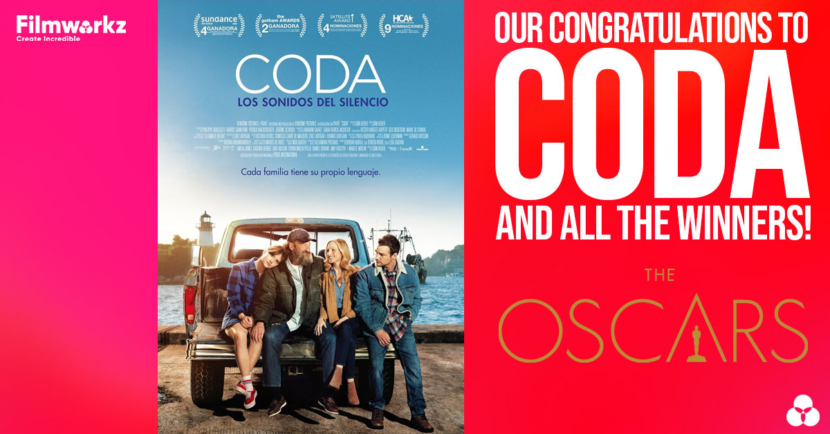 Big congrats to the Director <a href="/sianheder/">Sian Heder</a>, cast: <a href="/EmiliaJonesy/">EMILIA JONES</a>, <a href="/MarleeMatlin/">Marlee Matlin</a>, &amp;  
<a href="/TroyKotsur/">Troy Kotsur</a>, crew and <a href="/AppleTV/">Apple TV</a> for CREATING INCREDIBLE with #CODAfilm - we loved it. 👏