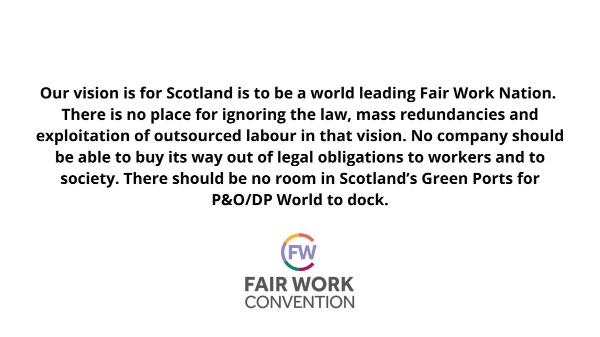 📢READ – ‘P&amp;O Ferries: A Challenge to Employment Law and #FairWork.’ <a href="/FairWorkScot/">Fair Work Convention</a> official reaction to P&amp;O jobs crisis 👉bit.ly/36DHPfV