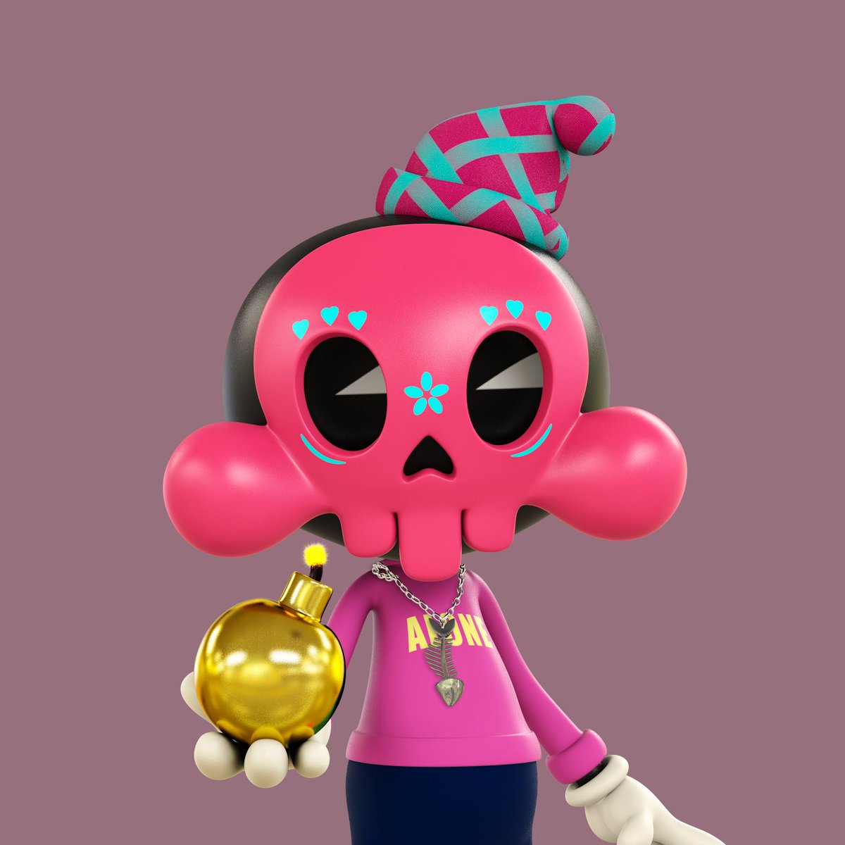 AHyabi's tweet photo. @SkulltoonsNFT 💣💣 https://t.co/SWxajBd3Te