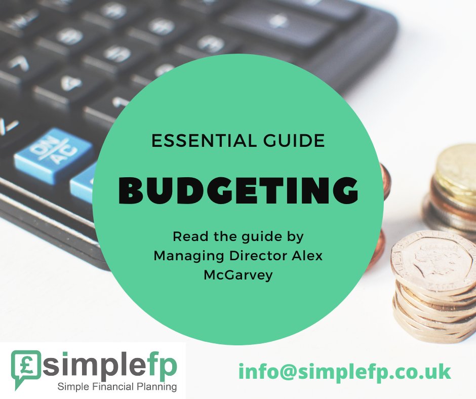 SimpleFP's tweet photo. Read our Essential Guide to Budgeting by Managing Director Alex McGarvey to help give you some insights and tips to managing your finances.  https://t.co/Up2PFlbLyt This is just a guide and we recommend always talking to a financial adviser. https://t.co/seuwDEYVHx