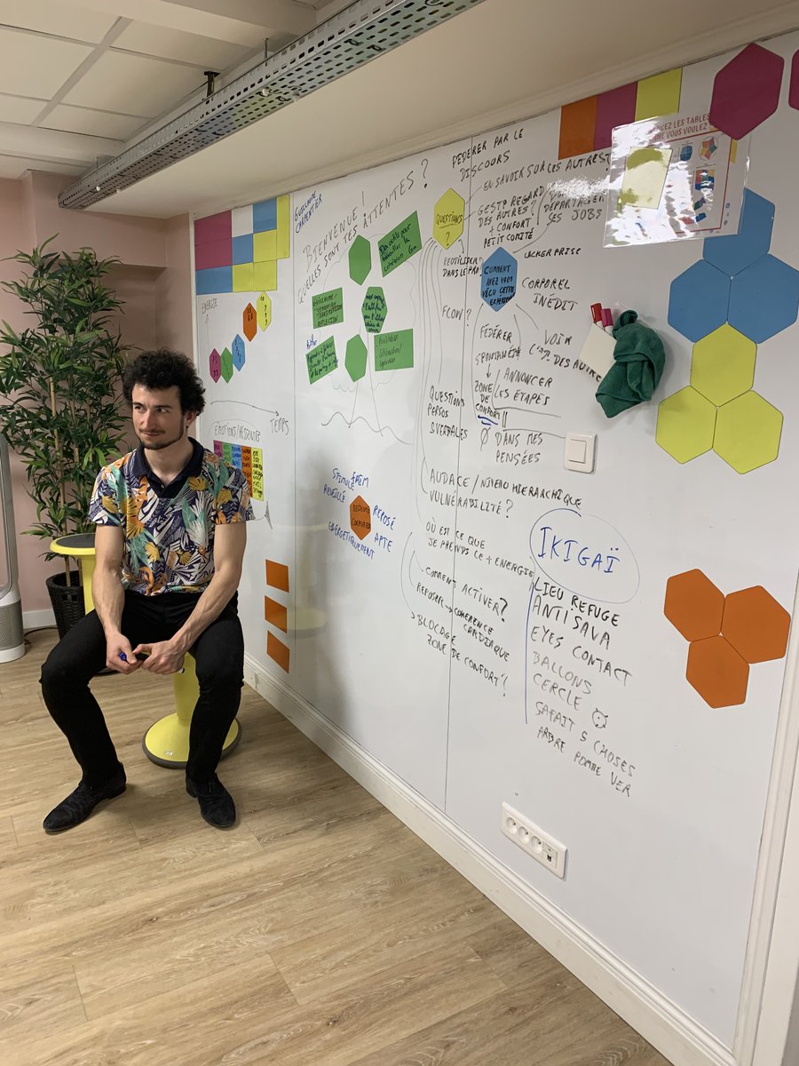 Lundi dernier, on a clôturé le mois du bien-être au travail avec l'atelier de <a href="/WaveMeUp_/">Wave Me Up</a> animé par Guillaume Carpentier 🤩

#cooperationdesequipes