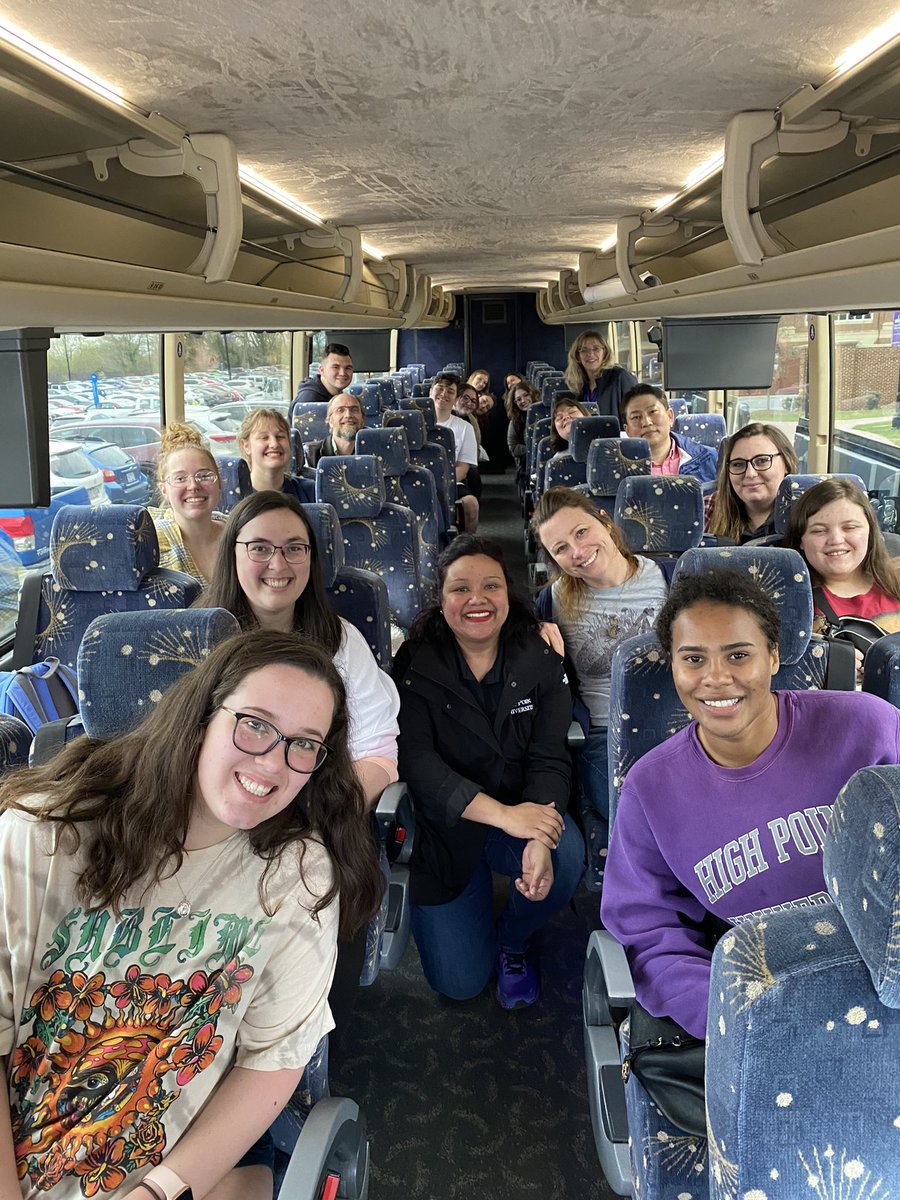 HPUBiology's tweet photo. And we’re off!! https://t.co/ApupqCQ0W0