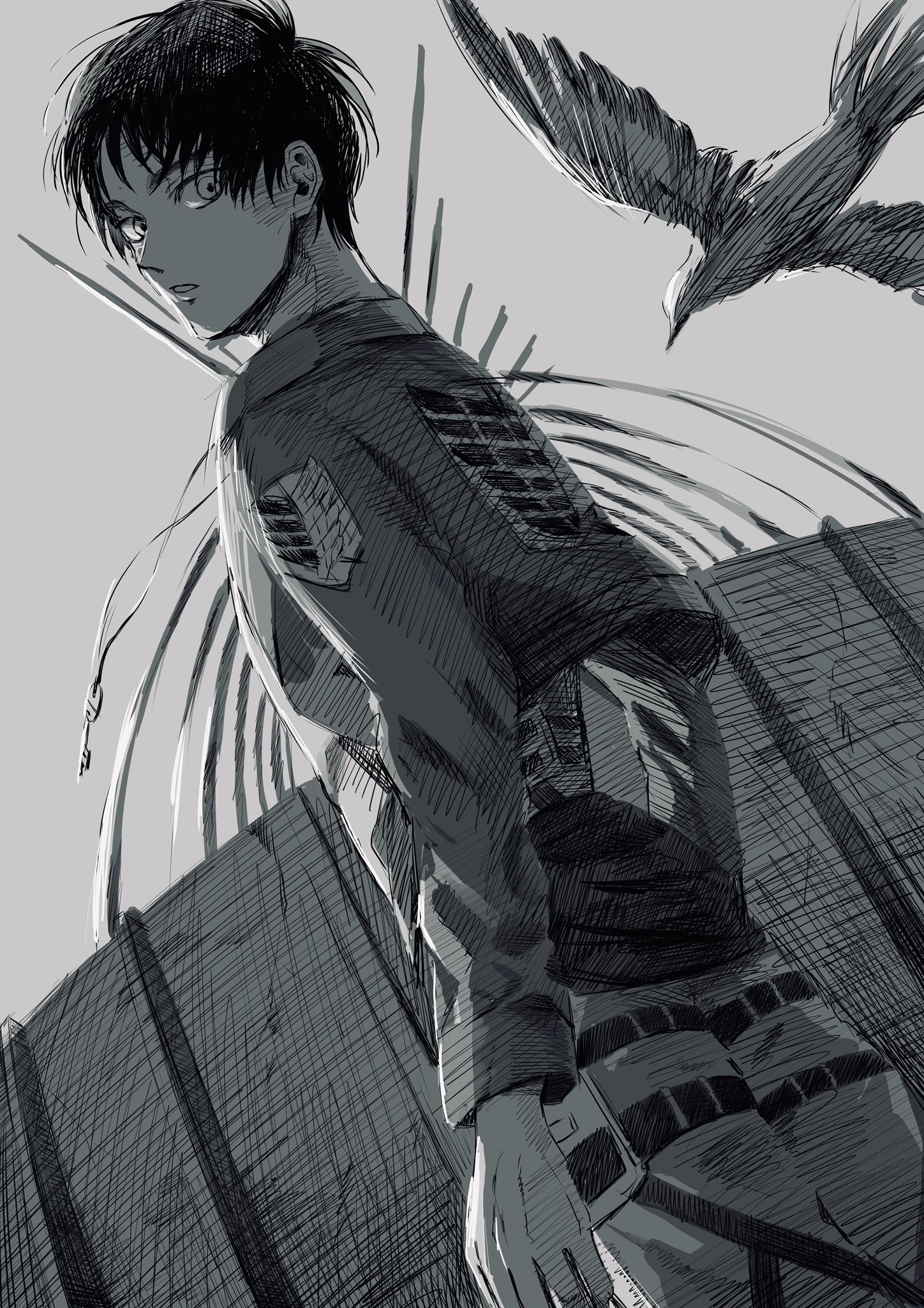 わきすい エレン イェーガー生誕祭22 Eren 漫画の方は間に合わず ごめんね 代わりにさっき超特急で描いたものを エレンずっと大好きやぞ T Co Htd7fxhjv9 Twitter