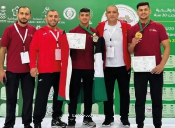 JordanNashama1's tweet photo. حصد المنتخب الأردني للمصارعة الرومانية  ميداليتين، ذهبية وأخرى فضية، في انطلاق منافسات البطولة العربية التي تستضيفها السعودية.
حقق اللاعب يحيى حسين أبو طبيخ الميدالية الذهبية ضمن منافسات وزن تحت 87 كجم، فيما حصل اللاعب صهيب الحسنات على الميدالية الفضية ضمن منافسات وزن تحت 67 كجم https://t.co/PZWMNF6pt5