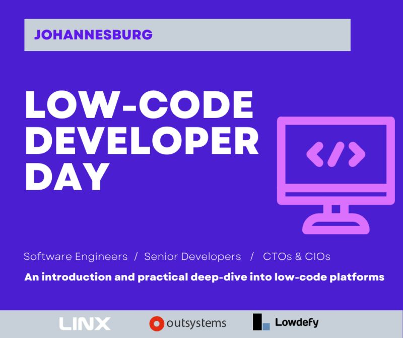 lowdefy's tweet photo. Join us for an introduction and practical deep-dive into low-code platforms! We'll be presenting Lowdefy and our low-code journey.

6 April, Low-Code Developer Day, Sandton. Register: https://t.co/Uo3biVoBET https://t.co/nF5y1KivqI