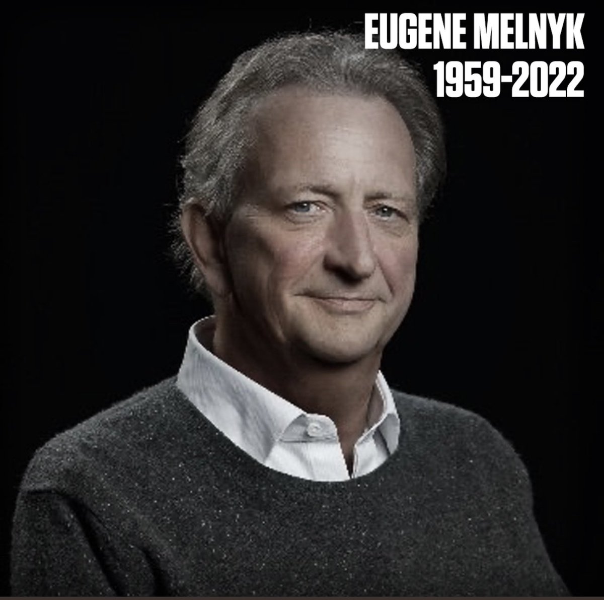 It is with sadness that I have learned of the passing of Mr. Melnyk. I would like to offer my deepest condolences to his family and love ones. My thoughts are with you in this difficult time.