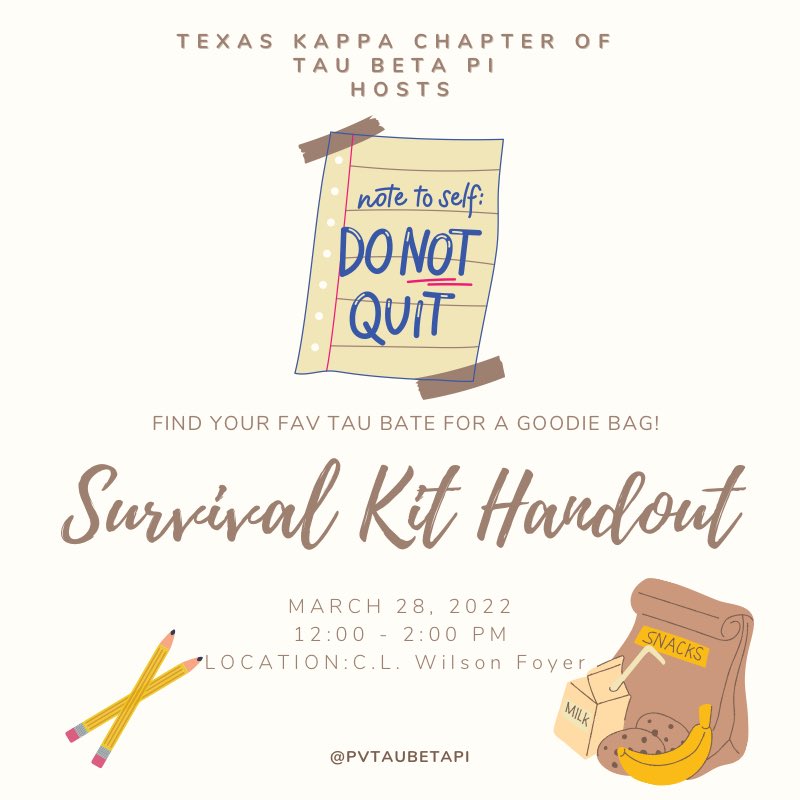 PVTauBetaPi's tweet image. Greetings Panthers! ✨ Join us today in C.L. Wilson to receive a goodie bag from your favorite Tau Bates!!