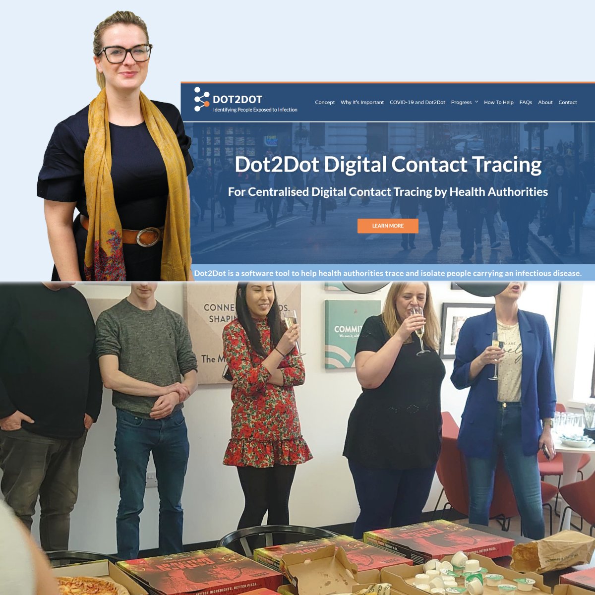 We would like to say thanks and congratulations to our talented legal director Faye Grundy, who is leaving to focus on DOT2DOT, a SAAS business that will digitalise contact tracing methodology. We will remain aligned with DOT2DOT and are supportive of its aims #FearlessFutures