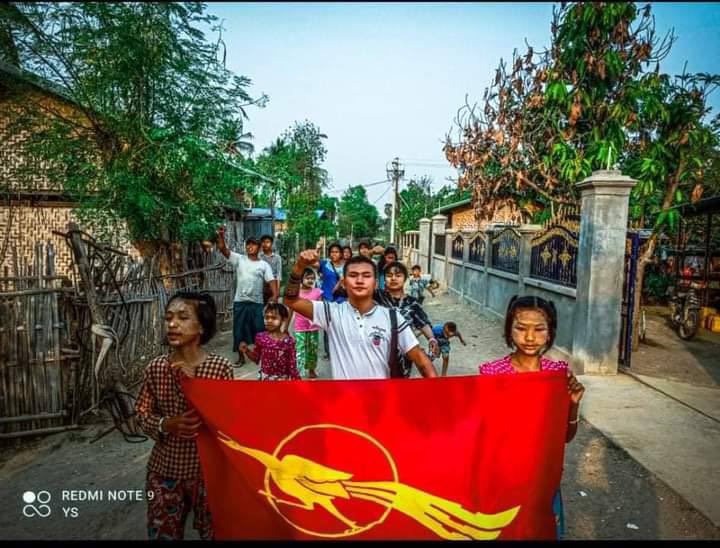 Autumn (@phyutote) on Twitter photo An anti-dictatorship evening protest was held by local protesters of "Our village searching for no savior" strike in Yinmarbin township on March 29. #WarCrimesOfJunta #2022Mar29Coup #WhatsHappeningInMyanmar An anti-dictatorship evening protest was held by local protesters of "Our village searching for no savior" strike in Yinmarbin township on March 29. #WarCrimesOfJunta #2022Mar29Coup #WhatsHappeningInMyanmar