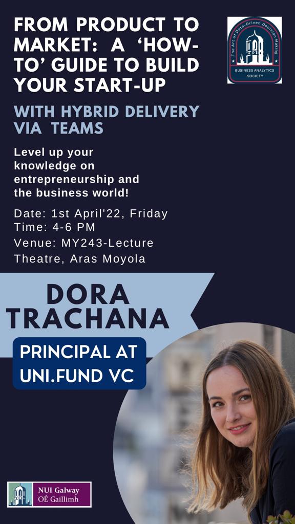 basocnuig's tweet photo. Hi Everyone,

Don't forget to register for our upcoming event "From Product to Market: A 'How-To' Guide to Build Your Start-Up" on 1st April 2022. We're looking forward to meet ya'll. This event is open for Alumni too!

🍕🍕We also have a pizza night after the event.🍕🍕 https://t.co/0NwKpADDvL