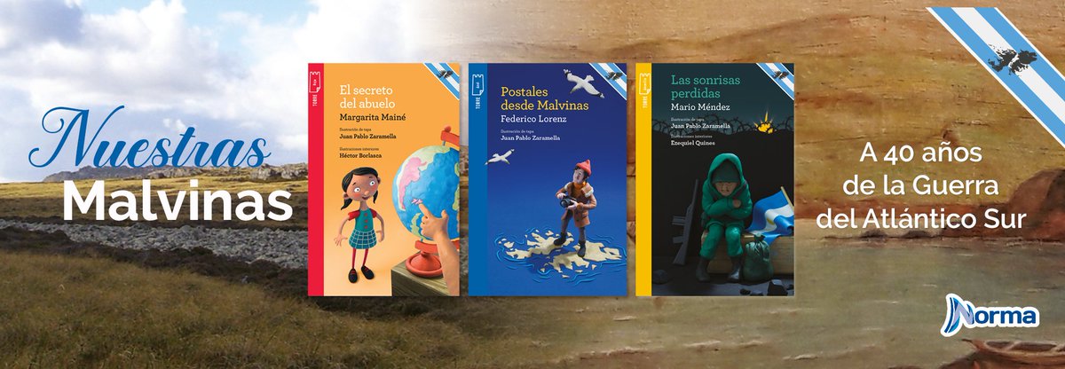 A 40 años de la Guerra del Atlántico Sur, te invitamos a descargar el proyecto de lectura #NuestrasMalvinas de la web bit.ly/3JPn7rH