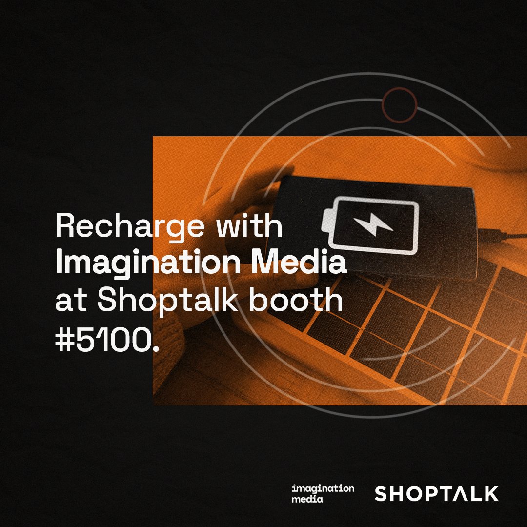 im_imdigital's tweet image. Late night in Vegas? Us too! Come recharge with #ImaginationMedia in booth #5100 at #Shoptalk2022. We have charging stations for your phones and coffee for you! 

See you at 9 am!

#ecommerce #commerce #retail #recharge #coffee