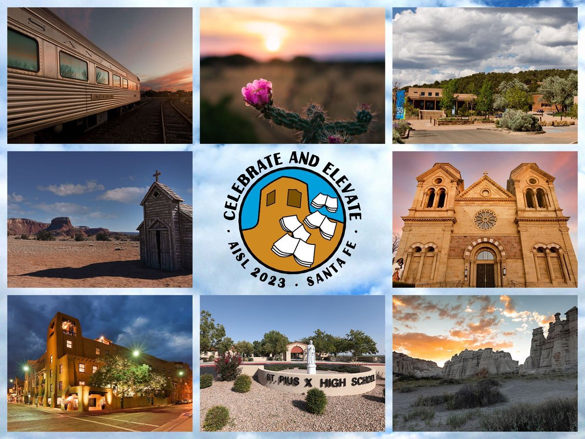 aislibrarians's tweet photo. If you attended #AISL22 please help our 2023 conference committe planners by completing the conference survey, your responses will aid our Santa Fe librarians as they prepare! https://t.co/lU6V8ULa8m