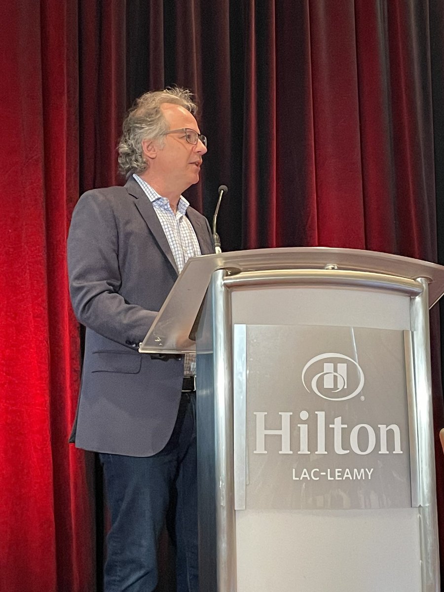 .<a href="/CanWisp/">CanWISP</a> conference off and running on day 2. <a href="/mgeist/">Michael Geist</a> delivers his annual keynote on future of Canadian communications law &amp; policy.