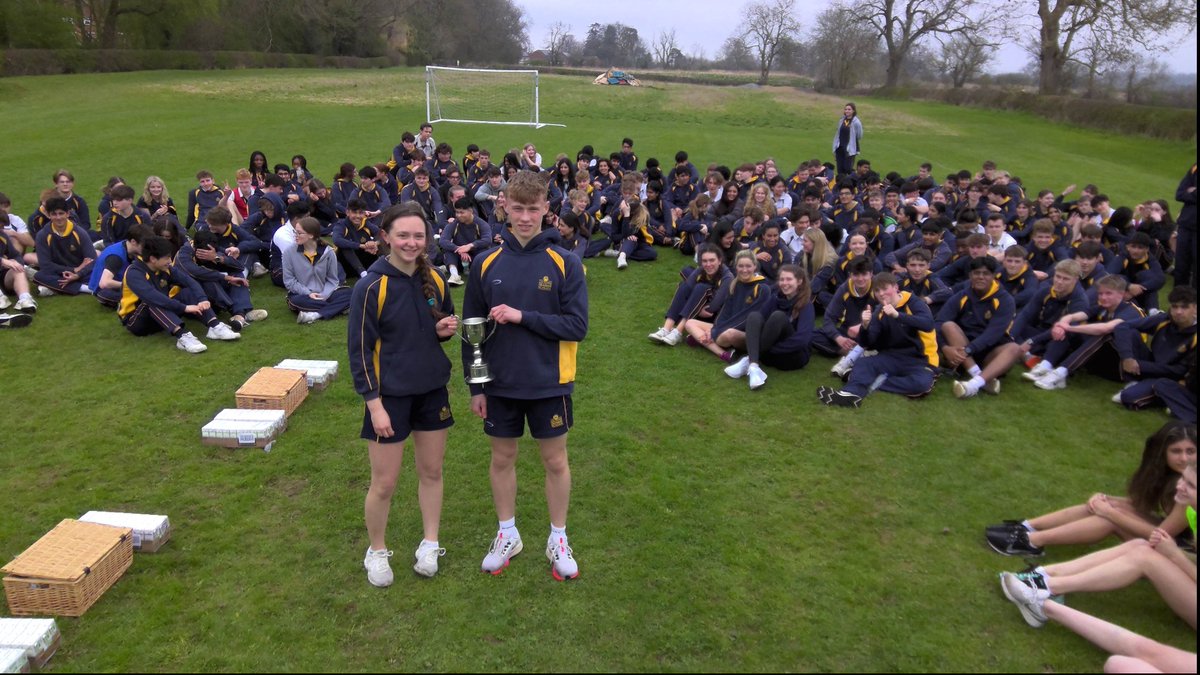 Well done to the Yr 11, 12 &amp; 13 students for taking part in the Tom Ellis Cross Country this afternoon. All students completed either 3 or 5km in memory of Tom. Congratulations to Elena and Tom on being the fastest and winning the trophy. Please donate at justgiving.com/teenagecancert…