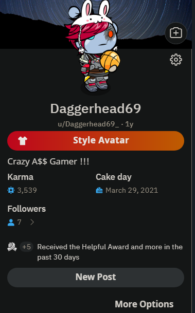 daggerhead69's tweet photo. Got so many awards for my cake day in @Reddit lol . #RedditTalks #memesdaily https://t.co/MlLo5XYSFV