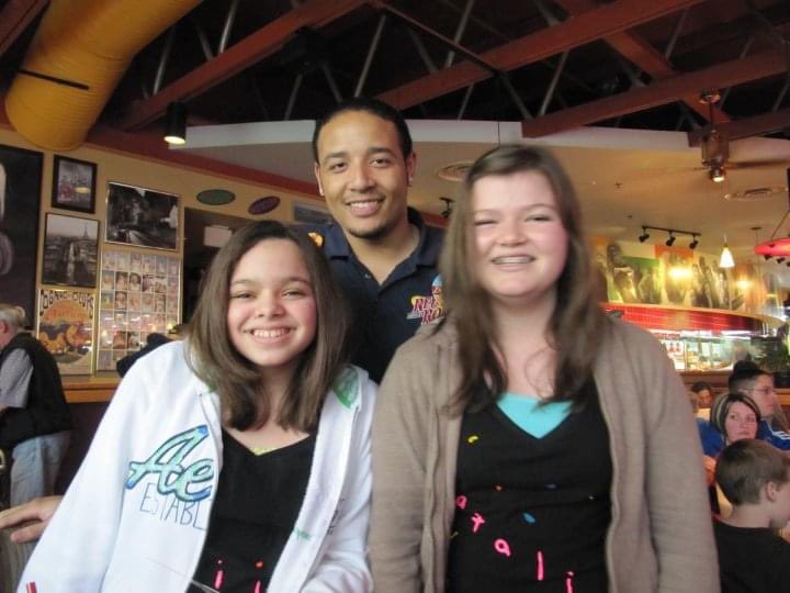 Today is the 12-year anniversary of when my friend and I got dinner at Red Robin on the way to Taylor Swift’s Fearless Tour and we couldn’t stop talking about how cute our waiter was so my mom took a picture of us all together.