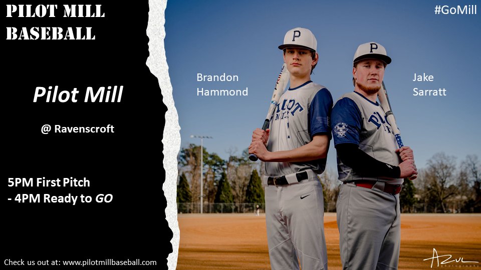 pilot_mill's tweet photo. Tuesday night baseball for Pilot Mill... we are headed to Ravenscroft... come out and see us...
#GoMill https://t.co/dcvLOAZKlS
