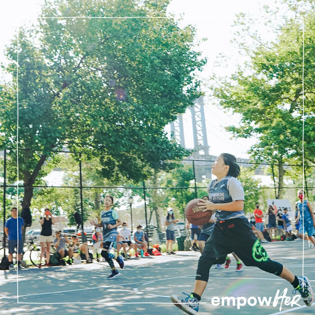Meet 11-year-old Abigail, a basketball player at Chelsea Piers Field House. She’s only been playing for two years, and she’s known as one of the best defenders on the team. #empowHER