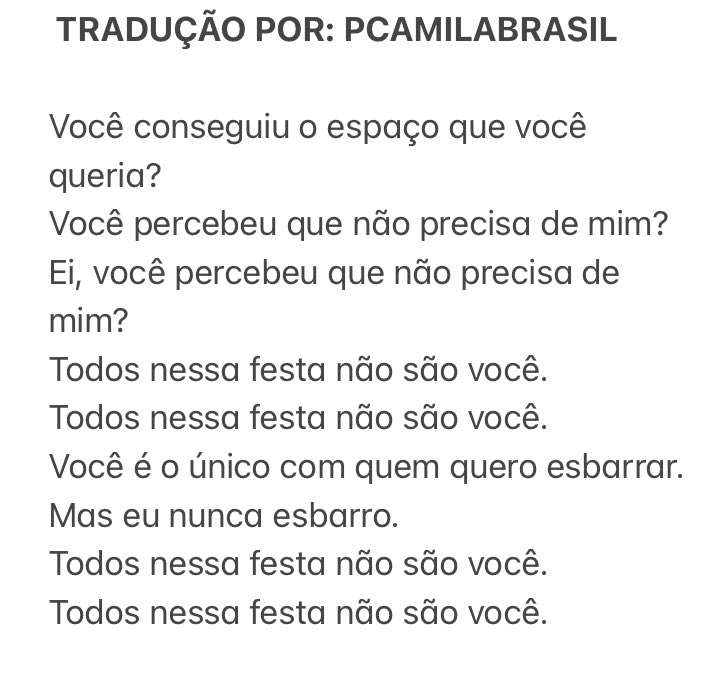 Portal Camila Brasil on X: TRADUÇÃO