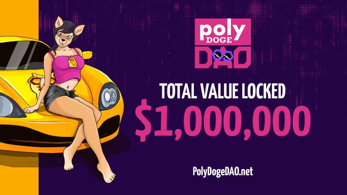 PolyDoge's tweet image. PolyDoge 🐶🚀 Fam!!! 

😱We did it!!! 

1 Million TVL before the launch of our #tombfork in an hour from now!!! 🎉🎉🎉

💜Learn more here: bit.ly/3qyYyYy
📽️Explainer videos here: youtu.be/KRhmywVdyaQ
youtu.be/t8mnEkcSR_I

#Polygon #DeFi #cryptocurrecy $Matic