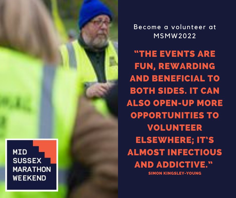 Interested in joining our amazing team of volunteers? Follow the link midsussexmarathon.co.uk/become-a-volun… #msmw2022 #marathon #midsussex #eastgrinstead #haywardsheath #burgesshill #volunteers #midsussexvolunteers #marathonvolunteers