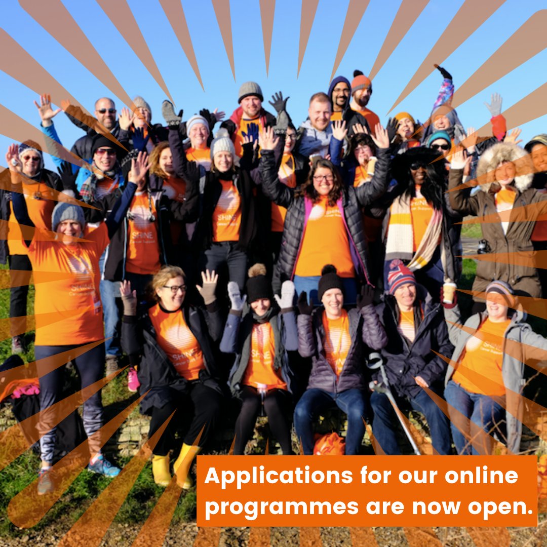 ShineCancerSupp's tweet photo. Apply for online programmes of support that start in May💖
✨#ShineBreakOut for anyone living through & beyond cancer treatment https://t.co/d8VKf6NCDA
✨#ShineCircles for people with an incurable or chronic diagnosis https://t.co/HmLJJfKdBr
#cancersupport #youngadultcancer https://t.co/1ahIFOuG6b