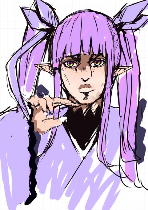 キョウカちゃん 20分クオリティ 
知り合いには助走をつけて全力で殴られそうな勢いです。
#プリコネファンアート 