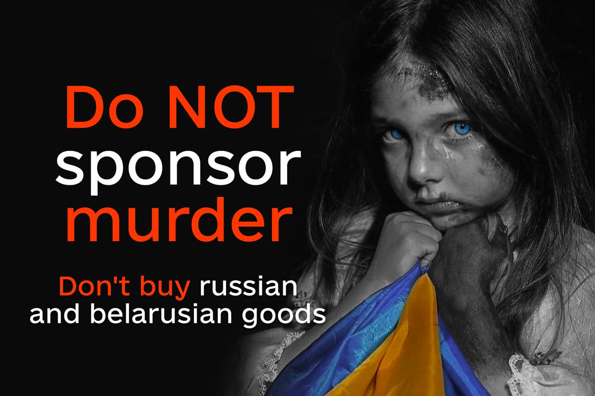 Replace Russian or Belarusian partners with partners from countries that support Ukraine, or help Ukrainian economy and find partners in Ukraine using link below:
imp.export.gov.ua/buy_ukrainian

#DONOTsponsormurder #StandWithUkraine #IbuyUkrainian
