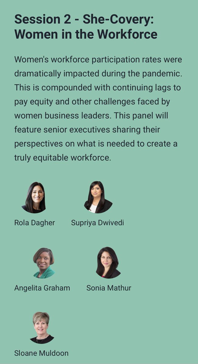 vcmancinelli's tweet photo. As we work toward an inclusive economic recovery we must ensure women have a seat, a voice at the table as we work to dismantle barriers, improve workplace culture and ensure access to skills development and path for advancement. Great session at the @TorontoRBOT #workforcesummit https://t.co/ppl6VzkuPO