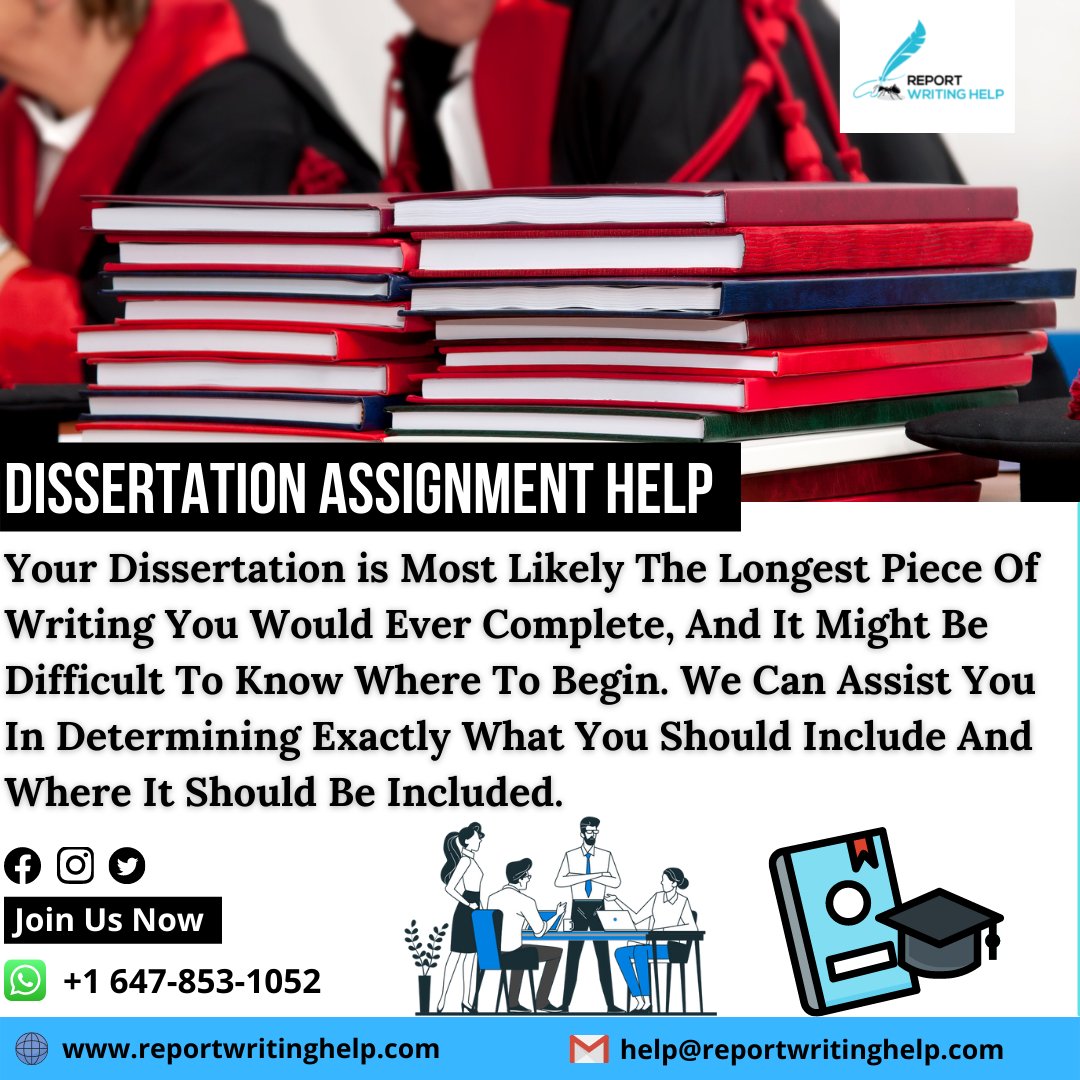 ReportWritingH1's tweet image. Be confident! Because you choose our online dissertation assignment help services.
Order your task Now.
#dissertationhelp #onlinedissertationhelp #onlinedissertationassignmenthelp #onlinedissertationassignmenthelpservice #dissertationassignmenthelp #dissertationassignment
