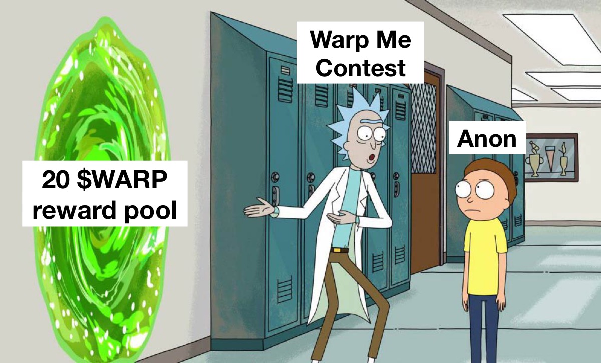 warpfinance's tweet photo. Unleash that creativity, anon 😎

#WarpMe https://t.co/mFl9WFumlY