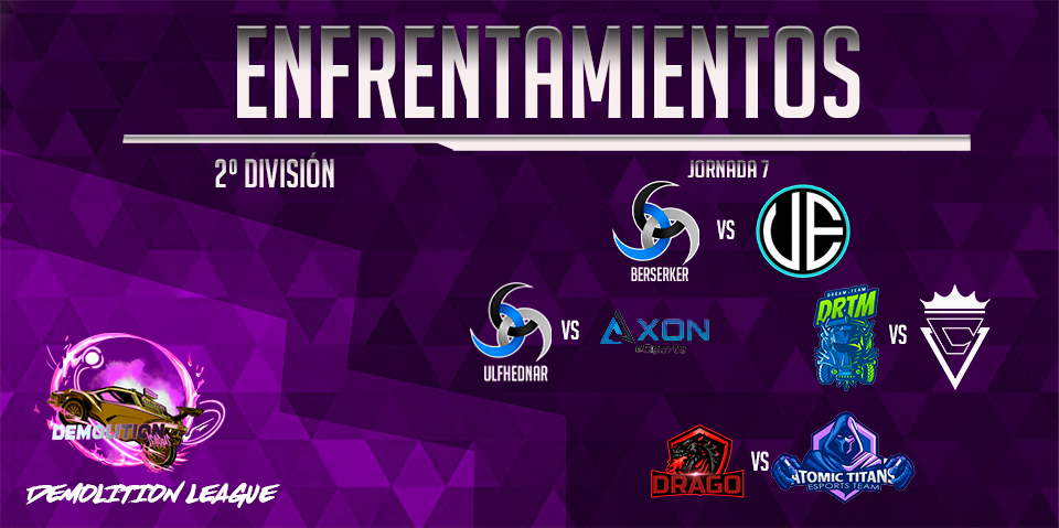 ESP_Demolition's tweet photo. Es la recta final de la liga. ULTIMA JORNADA!!
Estos son los últimos enfrentamientos. Mucha suerte! https://t.co/je2x9M6tjm