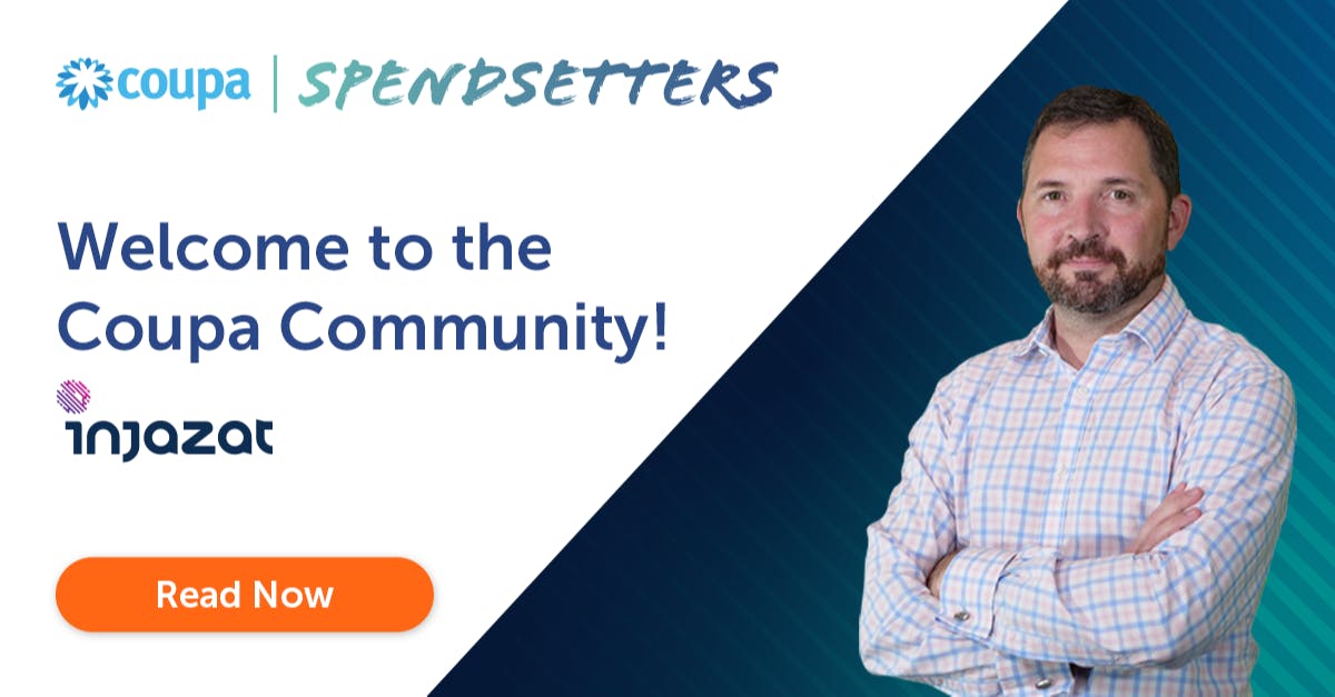 pasternak_r's tweet image. Today, we welcome @InjazatUAE, Philip Clarke to the @Coupa community! Injazat implemented Coupa to automate 90% of manual lifecycle execution and to introduce analytics to drive data-derived intelligence. #spendsetters bit.ly/3Hb1sbp