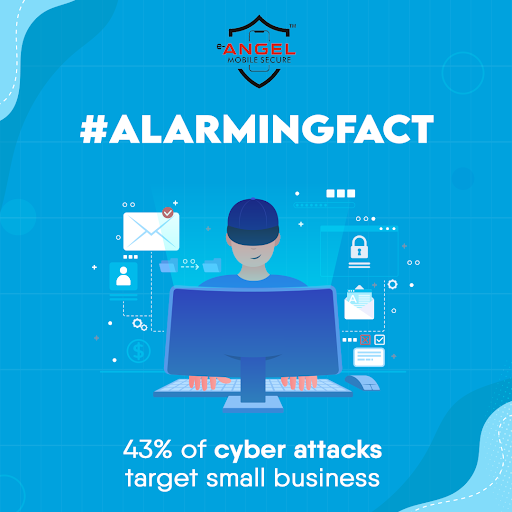 secure_angel's tweet photo. #BeAware!
43 percent of cyber attacks target small businesses, especially those in the legal, insurance, retail, financial, and healthcare sectors.

#eangel #facts #alarm #cyberattack  #cyberattacks #businesses #tuesdaythoughts https://t.co/fl1EpyYxMB