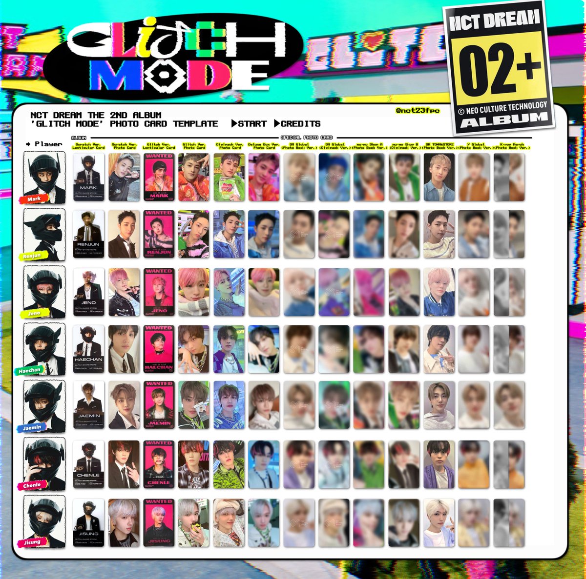 NCT DREAM SGS glitch mode トレカ ヘチャン ①-connectedremag.com