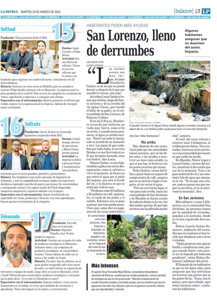 💡Conozca 8 empresas que completan el grupo de la 10ª cohorte del programa Empresas de Alto Potencial desarrollado por la alianza Manizales Más, de la que Finanfuturo ha hecho parte desde sus inicios hace 10 años. 🚀
#CreeCreaCrece #EmpresasDeAltoPotencial #LaPatria #Finanfuturo