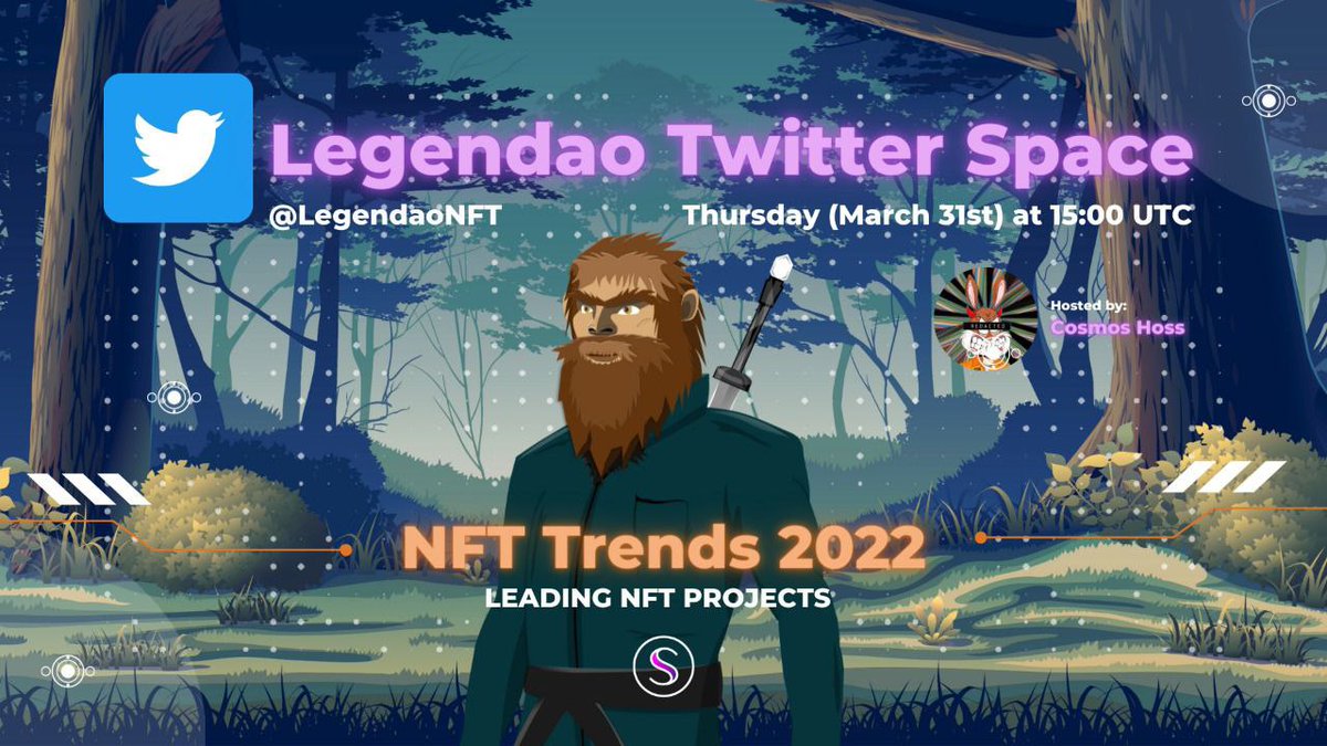 LegendaoNFT's tweet photo. Are You Legendary?
Follow: 
@LegendaoNFT

 &amp; 
@GuyZys

Like &amp; RT 
Tag 3 friends
Join: https://t.co/lBuslcdklB (get verified and introduce yourself)

Prizes:
- 1x The Council of Gyld NFT
- 20 $SCRT, 25 each
- 50 WL spots (25% off mint)
This challenge ends April 1 at 16:00 UTC https://t.co/br3idiyP5a