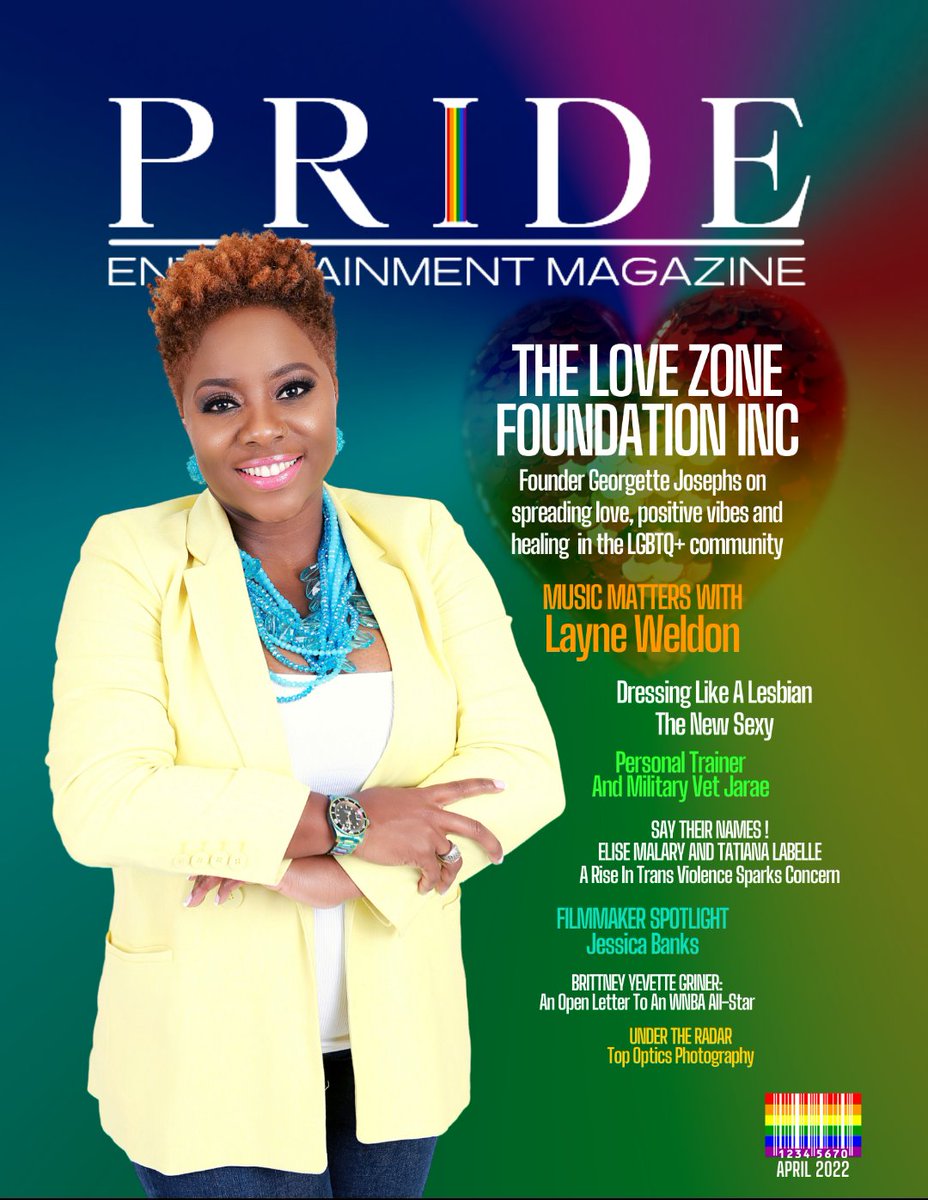pride_ent_mag's tweet photo. Coming April 1st!
Featured Georgette Josephs
Founder of The Love Zone Foundation Inc

Pride Entertainment Magazine
The New Source For LGBTQ+ Music, Fashion, Business, Organizations And Influential People.

👉Click link in bio to submit https://t.co/E2yramEtNM