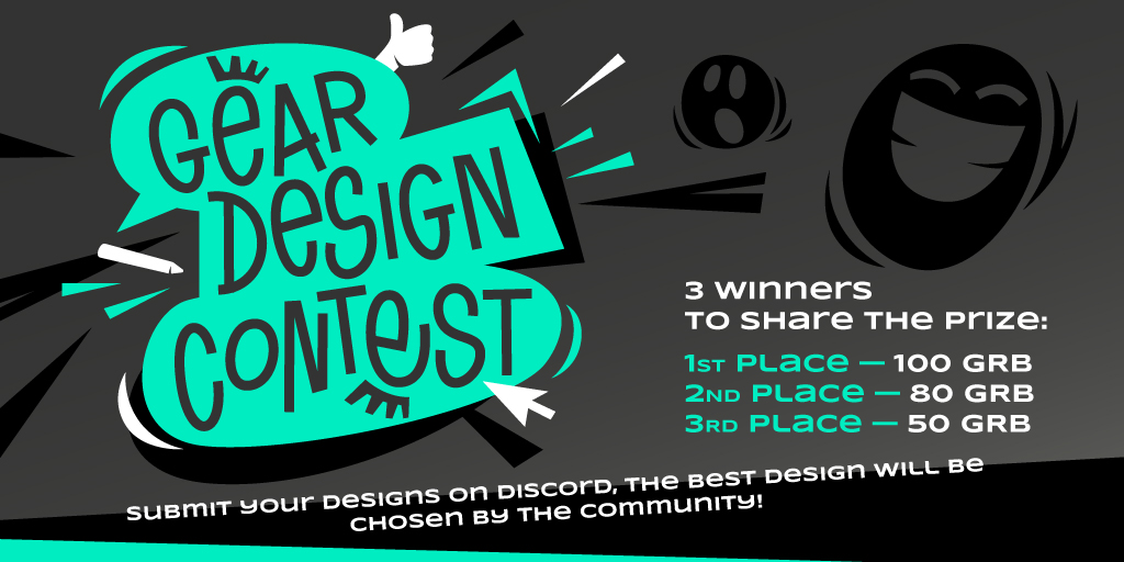 Our design contest is starting NOW! Design a pack of six stickers related to Gear and we’ll choose 3 best ones to use in our official Telegram channel!